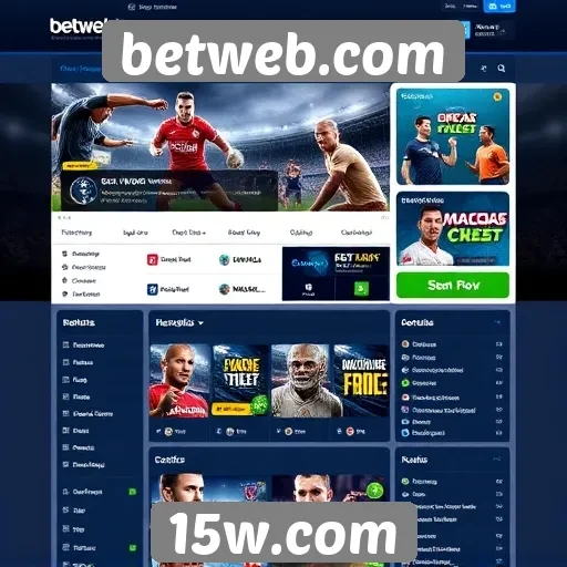 interface amigável do betweb.com facilita a navegação